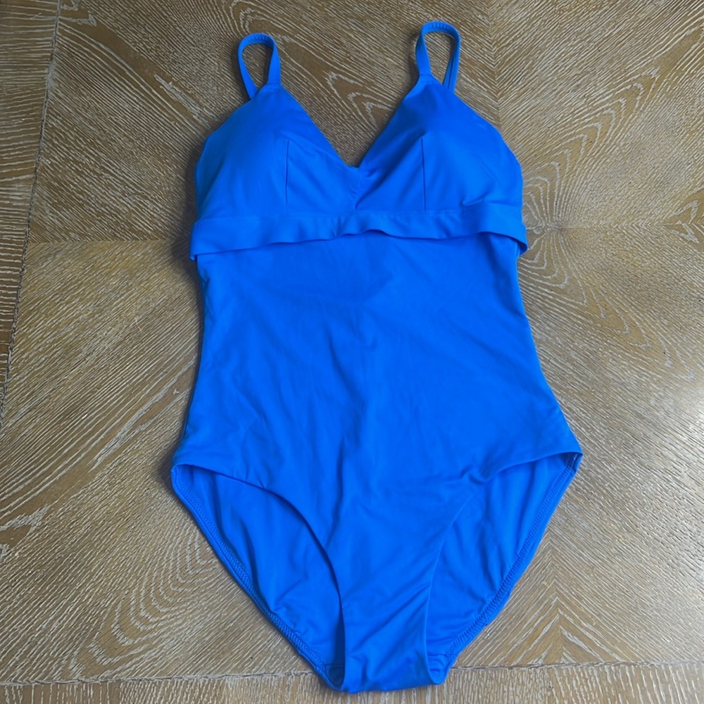 SPANX Blue Classic One Piece Swimsuit S - Picture 3 of 8
